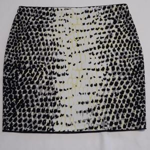 Rachel Roy Animal Print Mini Skirt  M New w/o Tags